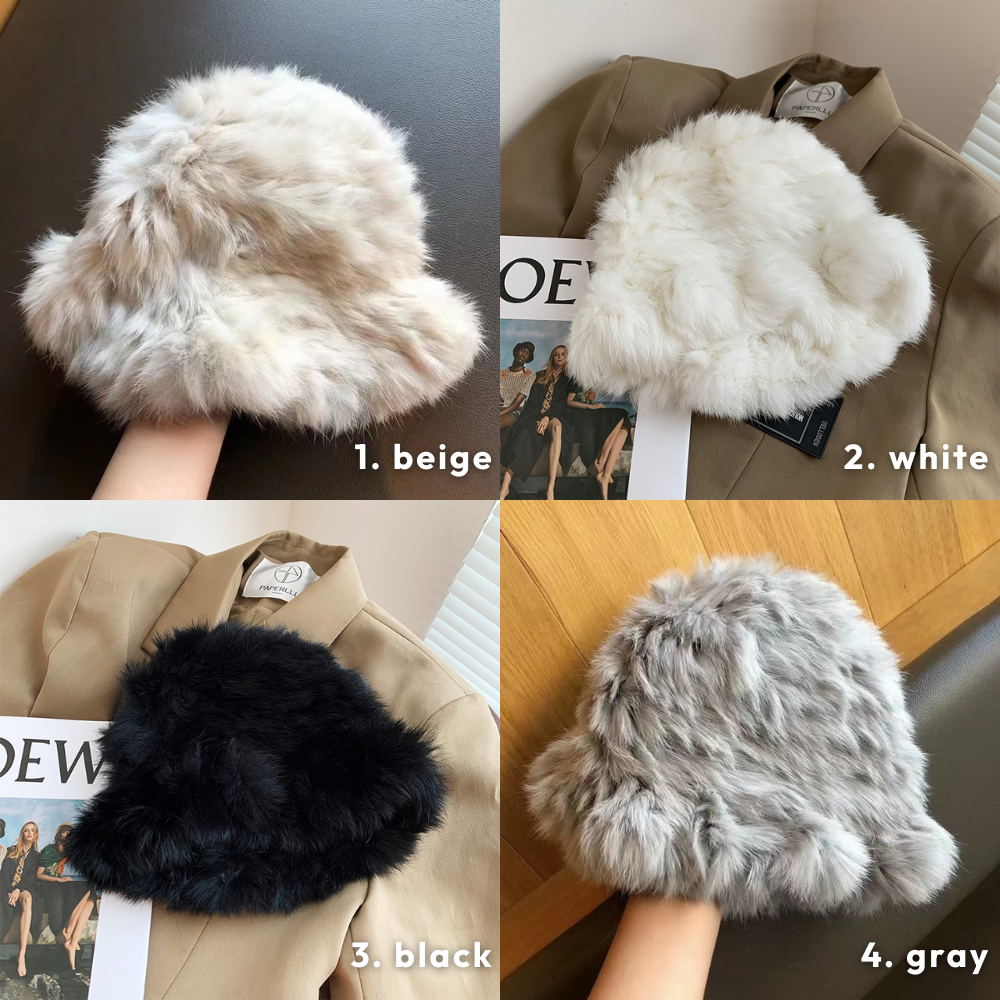 ふわもこファー ｜ バケットハット