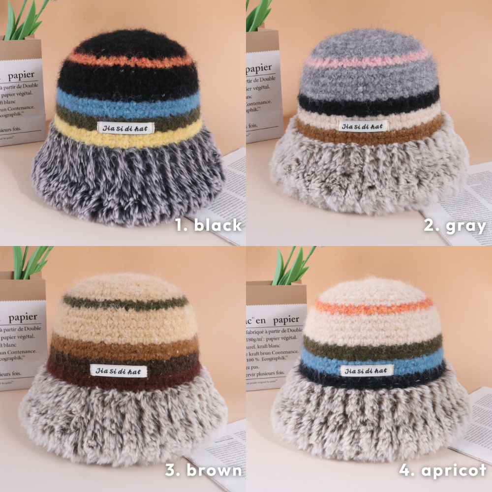 ボーダーファー切り替え ｜ バケットハット