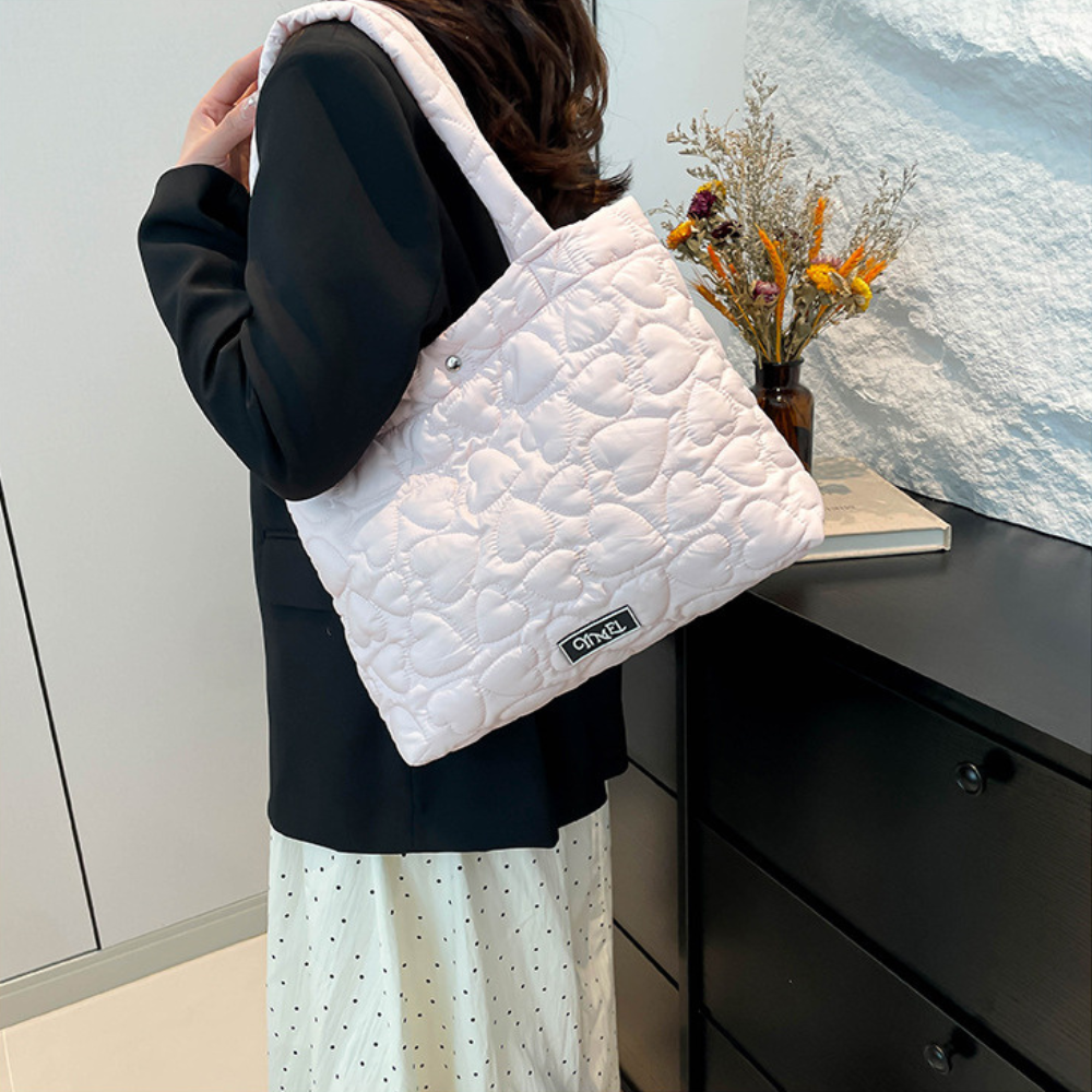 ハートキルティングショルダーバッグ