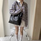 チェーンショルダートートバッグ