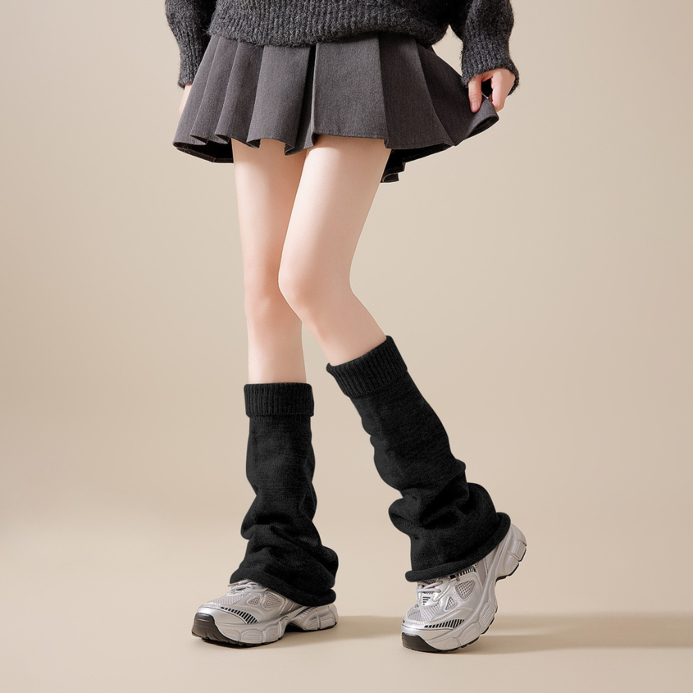 フレアニットルーズレッグウォーマー