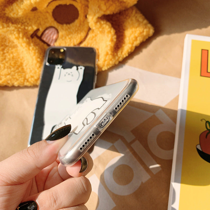 のび〜るねこ柄｜ゆるかわiPhoneケース