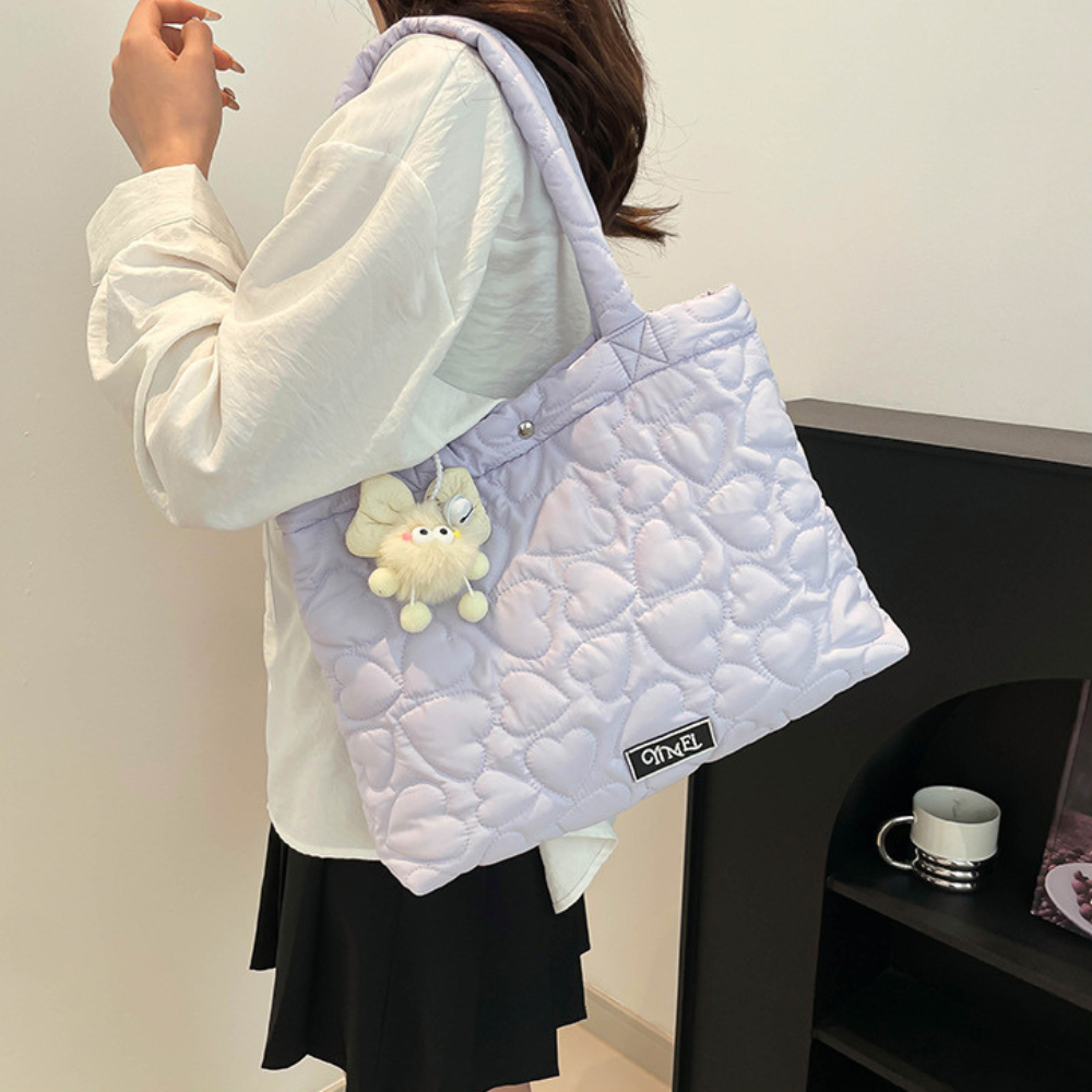 ハートキルティングショルダーバッグ