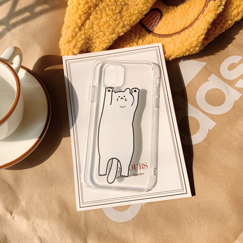 のび〜るねこ柄｜ゆるかわiPhoneケース