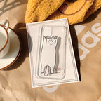 のび〜るねこ柄｜ゆるかわiPhoneケース