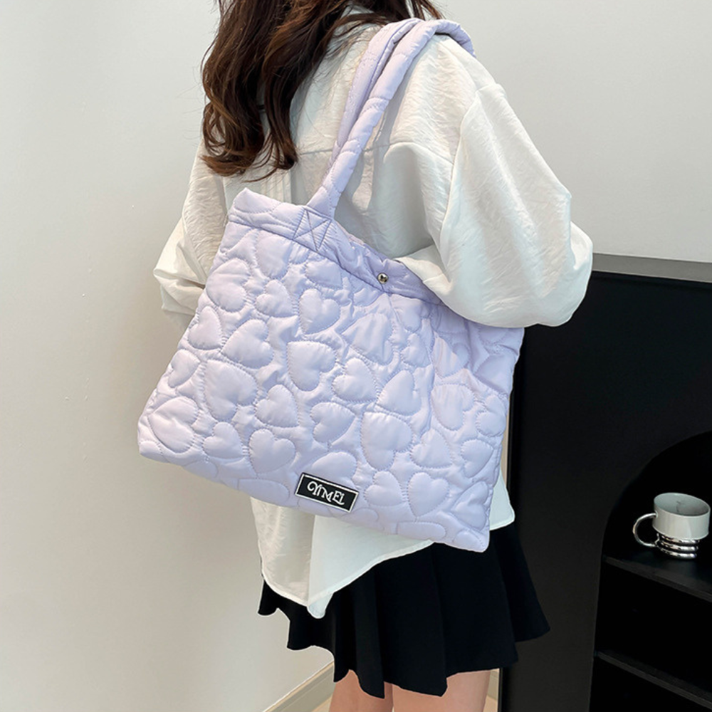 ハートキルティングショルダーバッグ