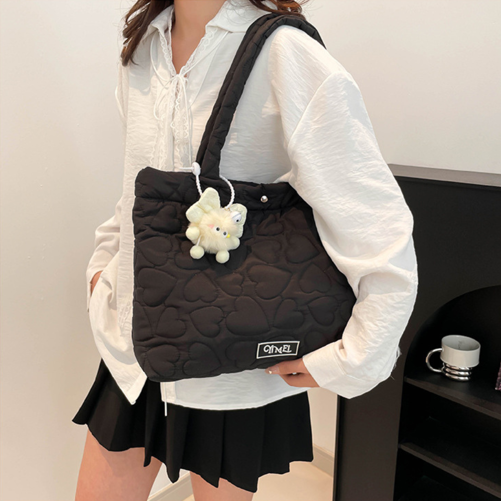 ハートキルティングショルダーバッグ