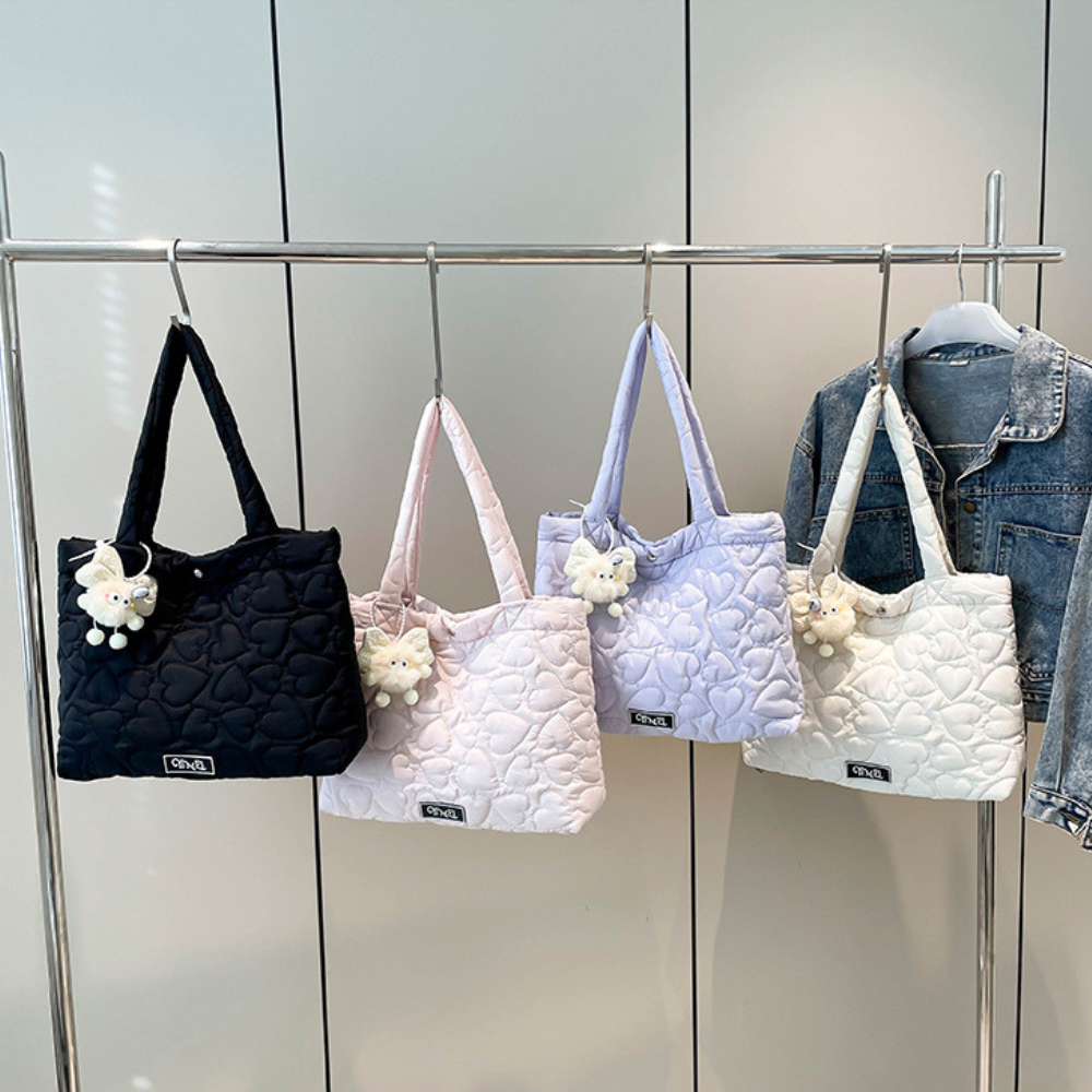 ハートキルティングショルダーバッグ