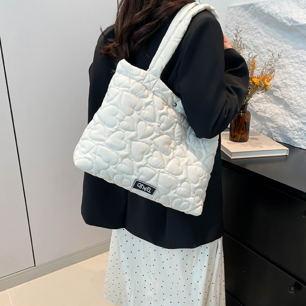 ハートキルティングショルダーバッグ