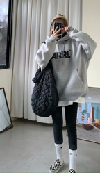 ビッグロゴフーディ｜ゆるだぼパーカー