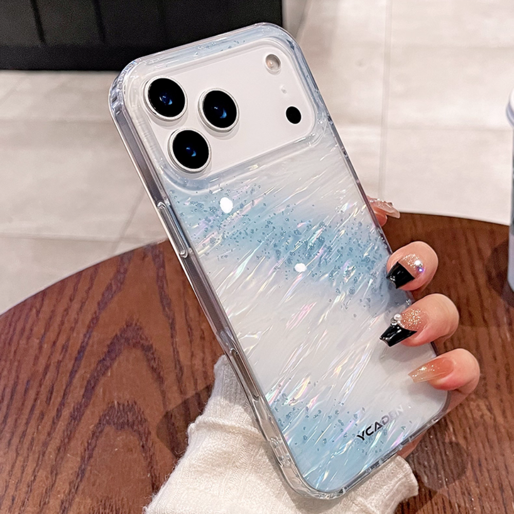 【iPhone17シリーズ対応】オーロラグラデーション｜クリアiPhoneケース