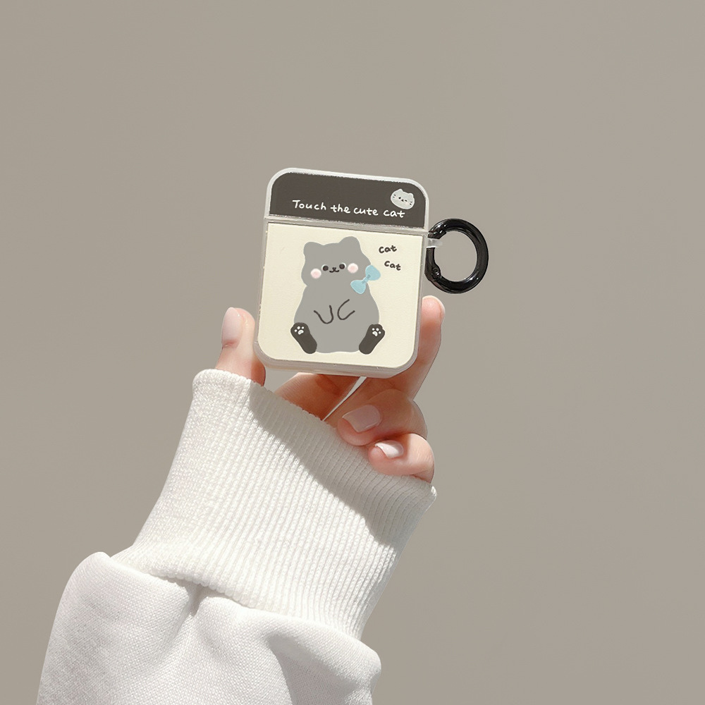 まるっこネコ｜ゆるカワAirPodsケース