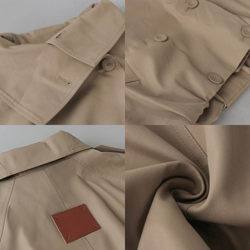 スタンドカラーダブルジャケット