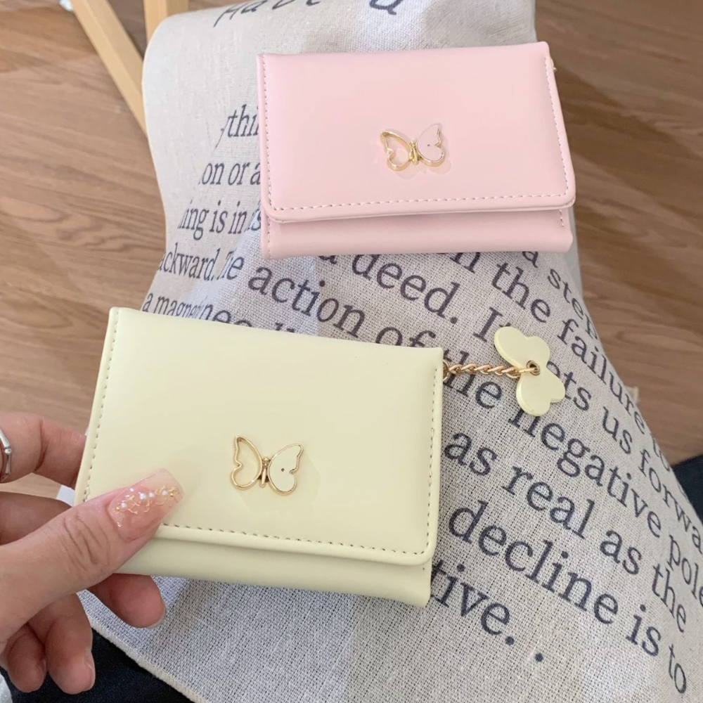 バタフライチャームミニウォレット