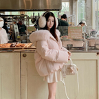 ファーフードショートダウン