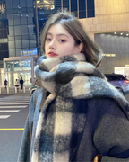 クラシックチェックボリュームマフラー