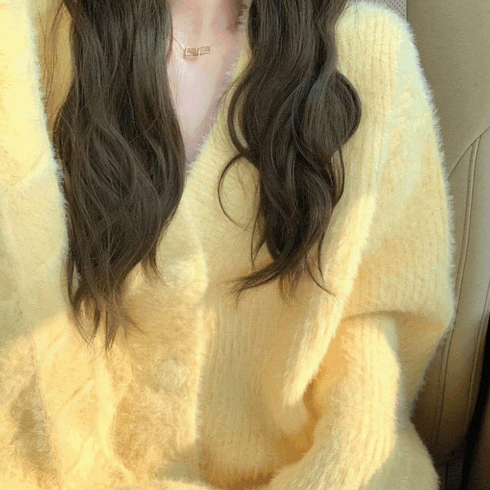 シャギールーズカーディガン