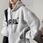 ビッグロゴフーディ｜ゆるだぼパーカー