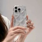 クリアキルティングiPhoneケース