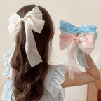 ふんわりリボン｜バレッタヘアクリップ