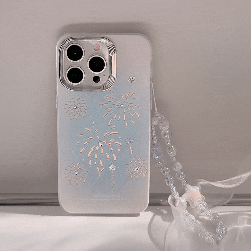 きらきら夏気分｜花火のiPhoneケース