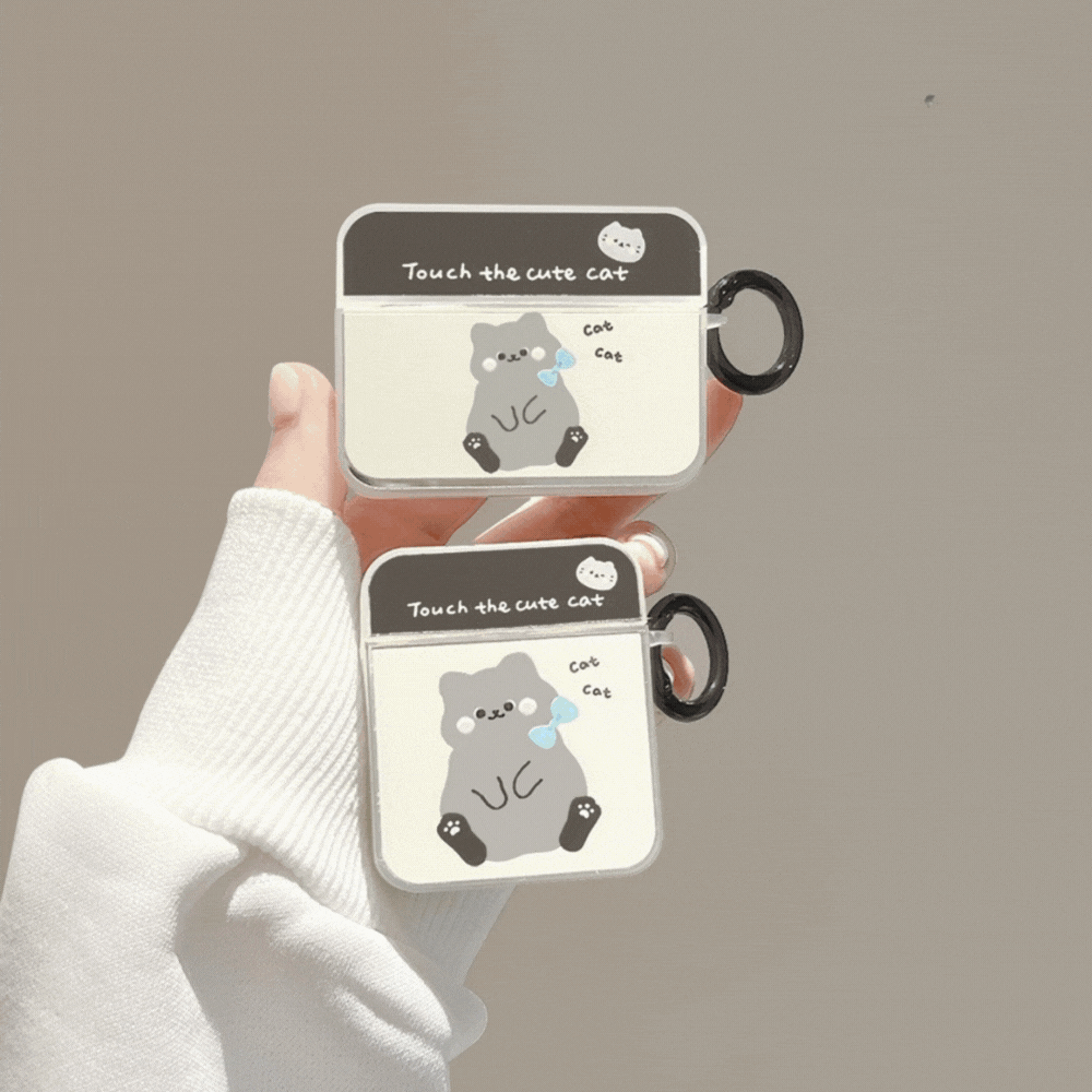 まるっこネコ｜ゆるカワAirPodsケース