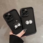 まんまる目が見つめる｜立体キャラiPhoneケース