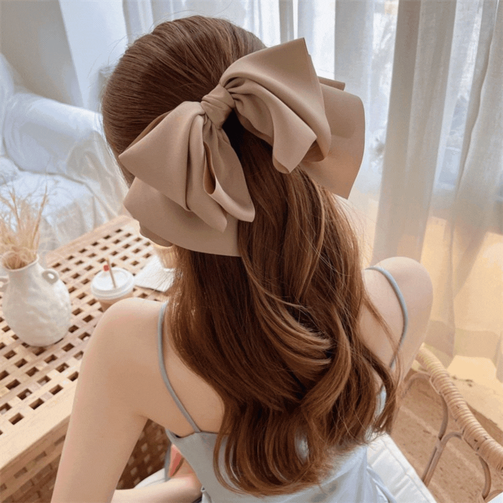 大きめリボン｜スプリングクリップヘアピン