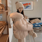 ファーフードショートダウン