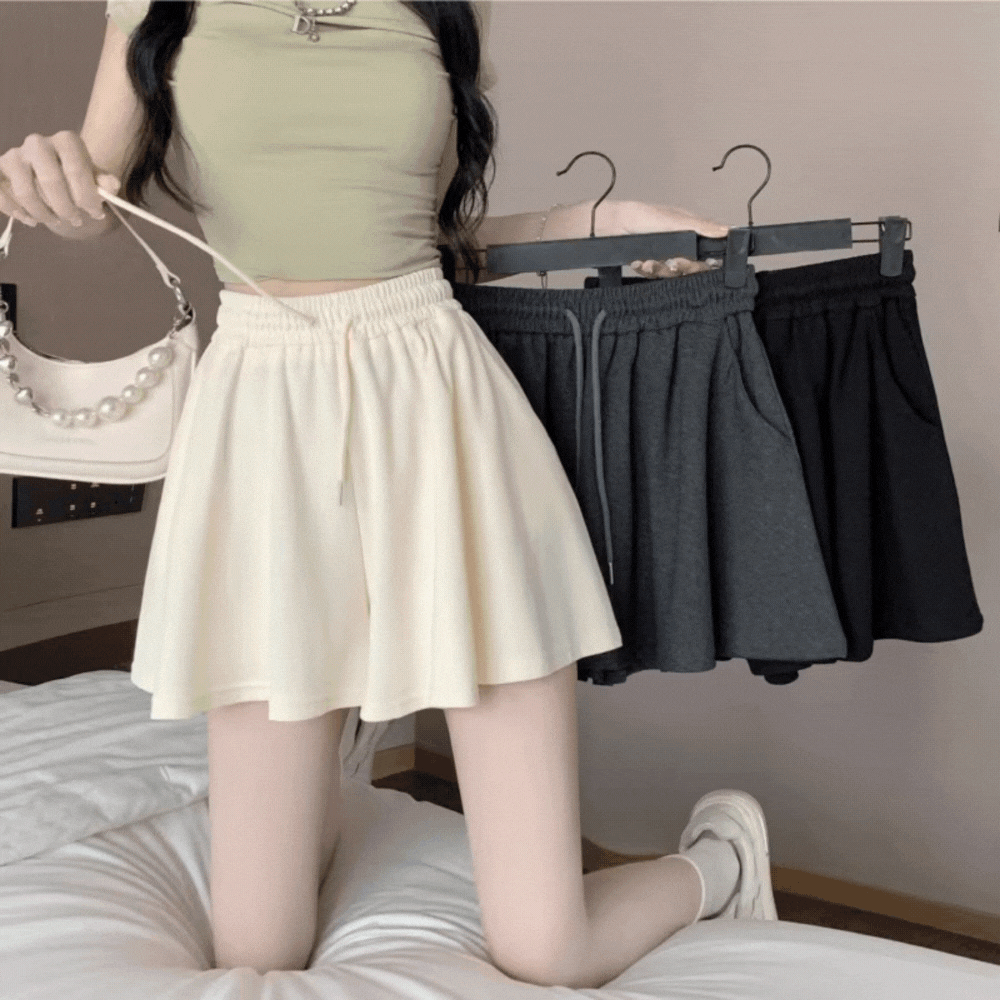 ふんわりシルエット｜スカート風ショートパンツ