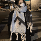 Fロゴシンプルボリュームマフラー