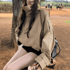 スタンドカラーダブルジャケット