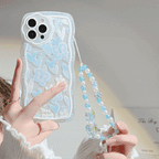 フラワーハート｜チャーム付きiPhoneケース