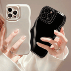 波打ちラインがかわいい｜ツヤ系iPhoneケース