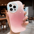 丸みフォルム×透明感グラデーション｜高品質シリコンiPhoneケース