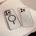 【MagSafe対応】クリアマグネットリング｜TPU iPhoneケース