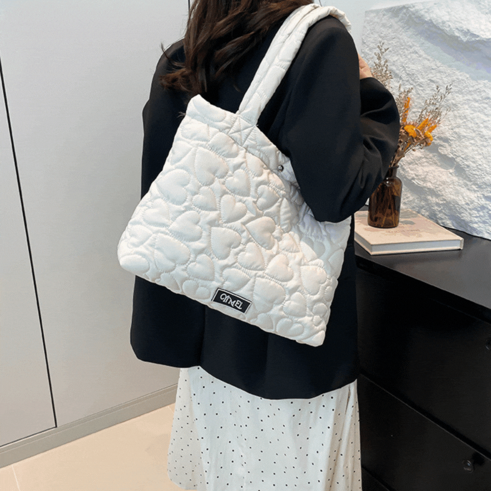 ハートキルティングショルダーバッグ