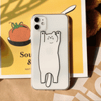 のび〜るねこ柄｜ゆるかわiPhoneケース