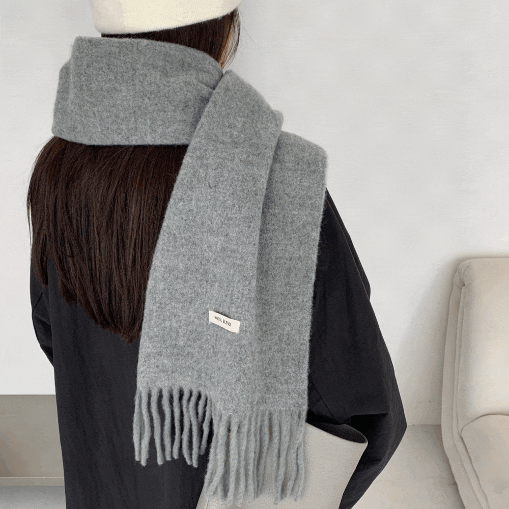 ウールライクシンプルマフラー