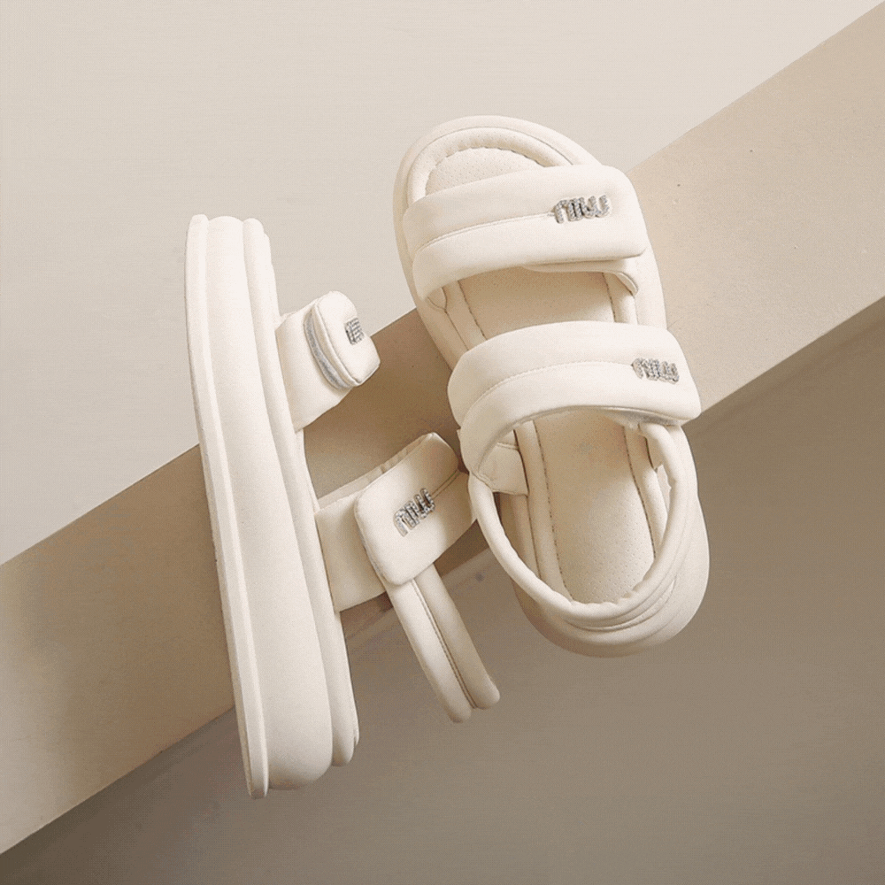 パッドストラップ｜厚底サンダル