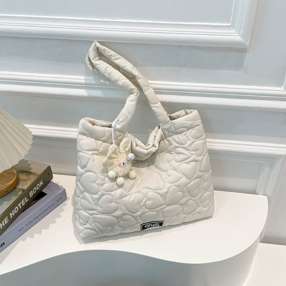 ハートキルティングショルダーバッグ