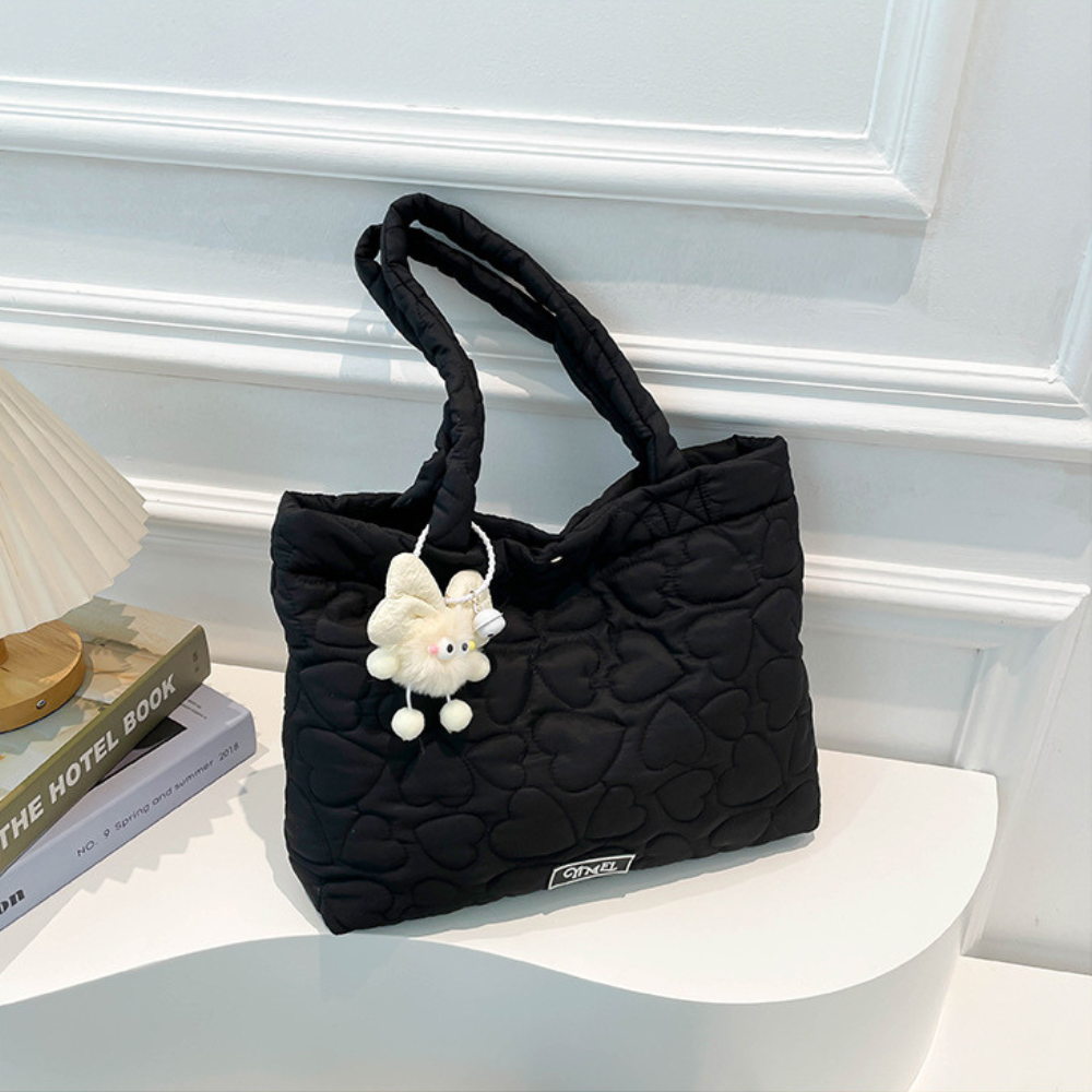 ハートキルティングショルダーバッグ