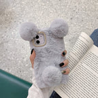 ファーボールデザインiPhoneケース