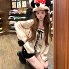 セーラーデザインニットカーディガン