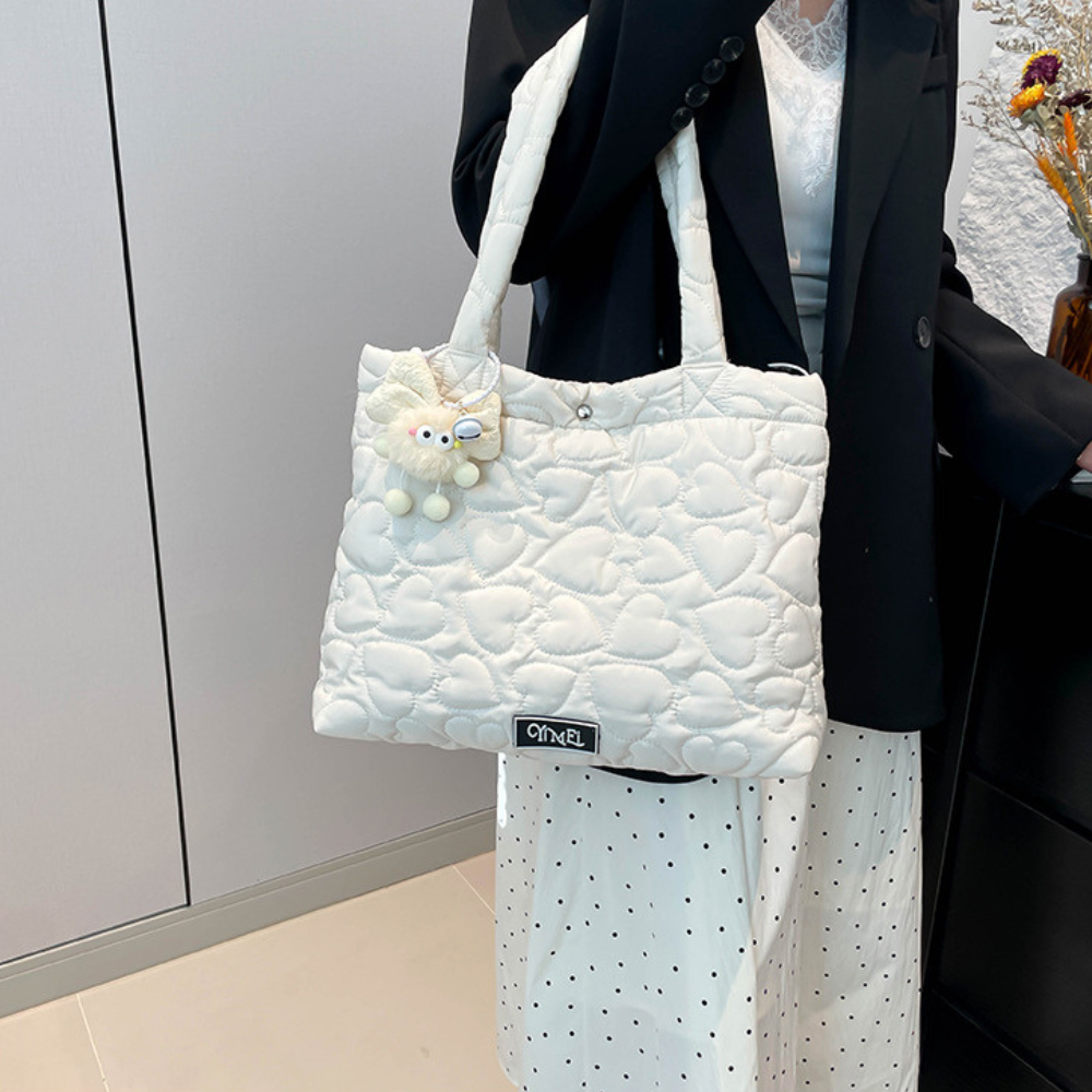 ハートキルティングショルダーバッグ