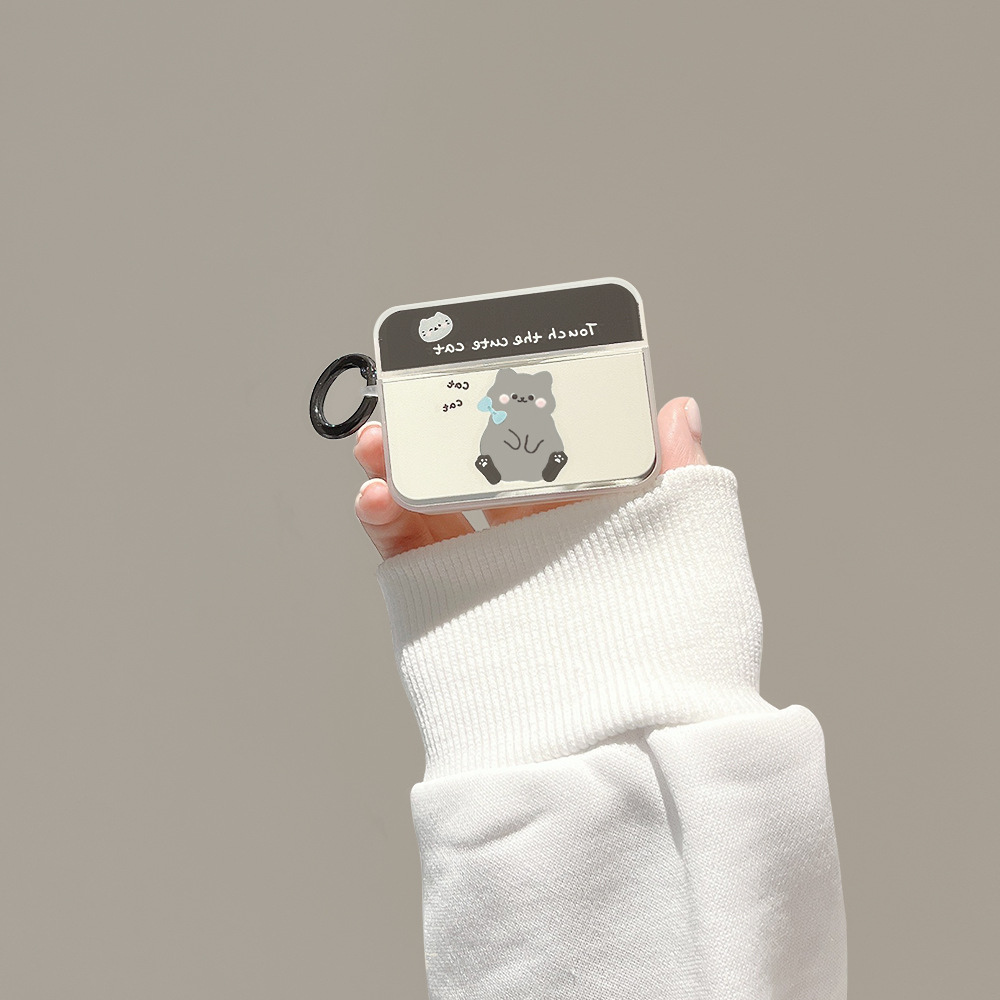 まるっこネコ｜ゆるカワAirPodsケース