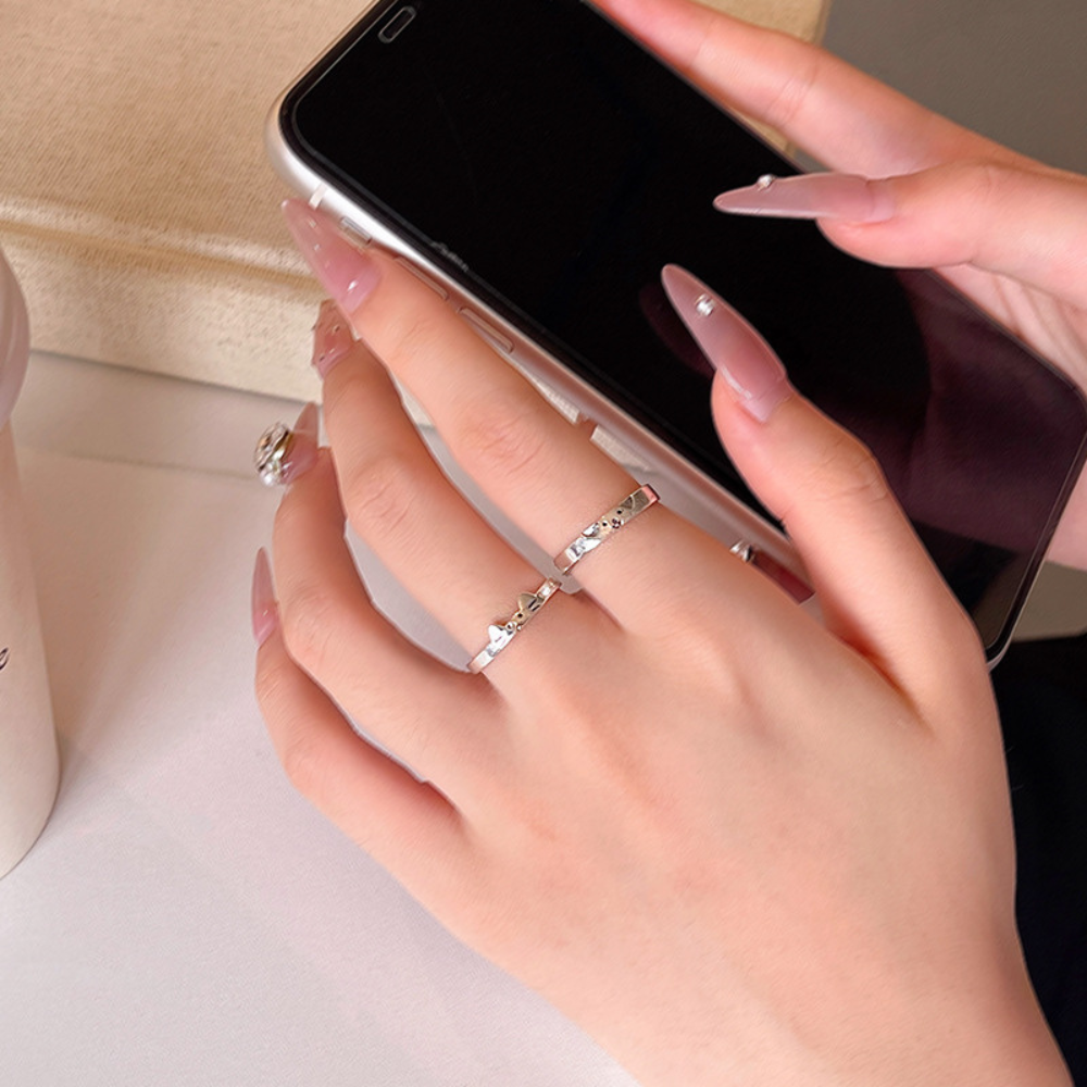 ねこフェイスペアリング 2点セット