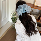 水玉フリルボリュームシュシュ