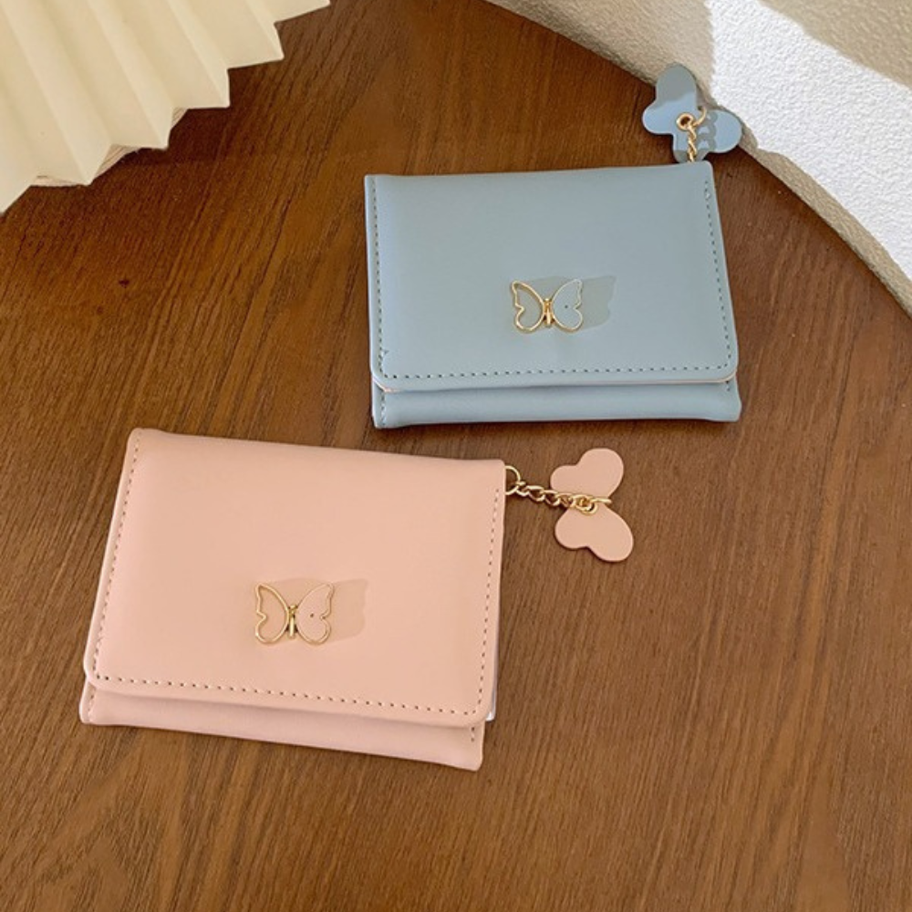 バタフライチャームミニウォレット