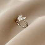 ハートモチーフデザインリング